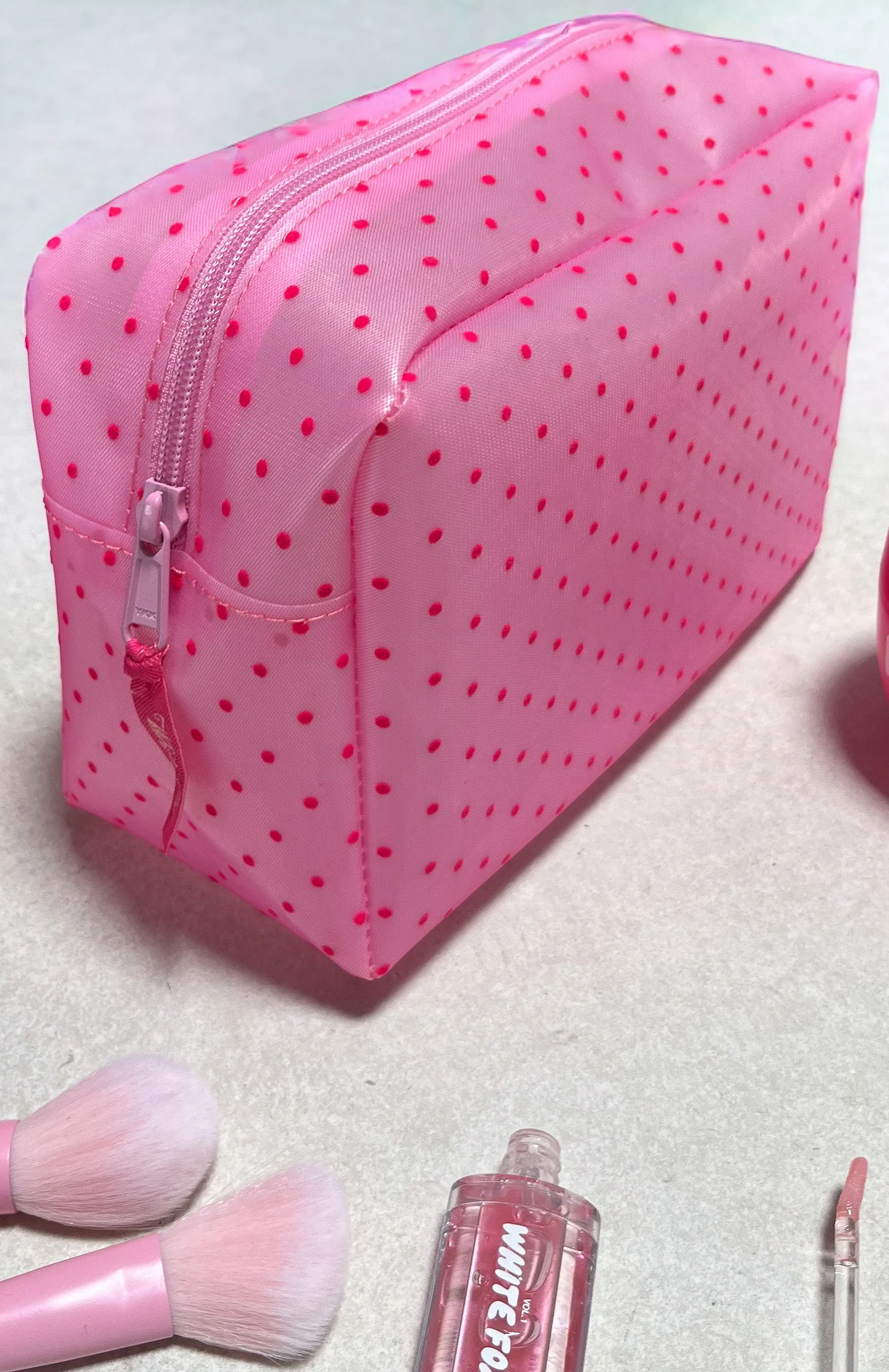 Nora Case Pink Polka Dots sold by White Fox Boutique