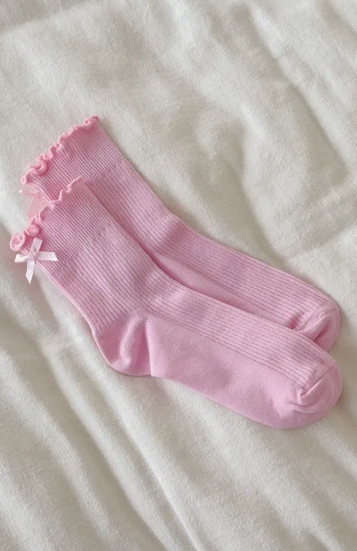 Which One Socks Pink sold by White Fox Boutique