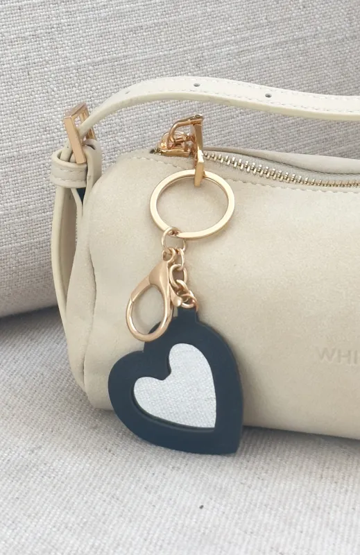 Haven Keychain Black sold by White Fox Boutique