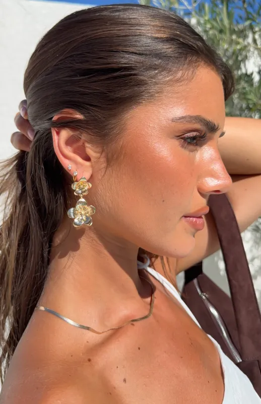 Astara Earrings Gold sold by White Fox Boutique