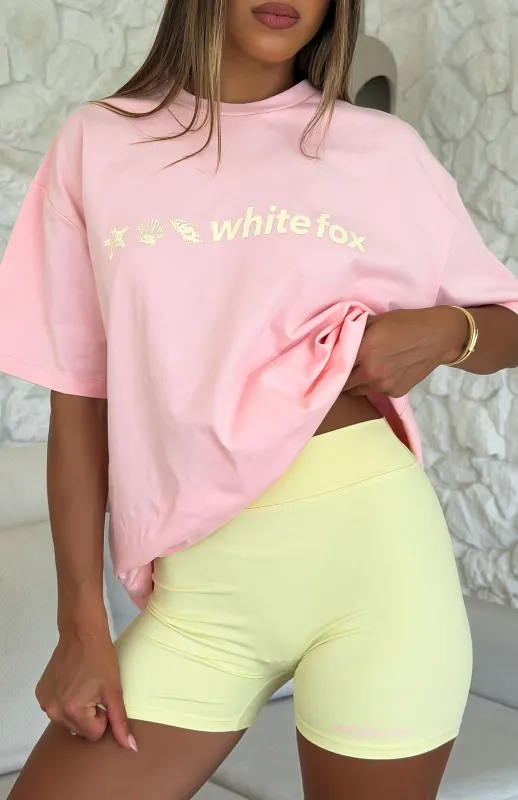 Tropic Rush Bike Shorts Lemon sold by White Fox Boutique