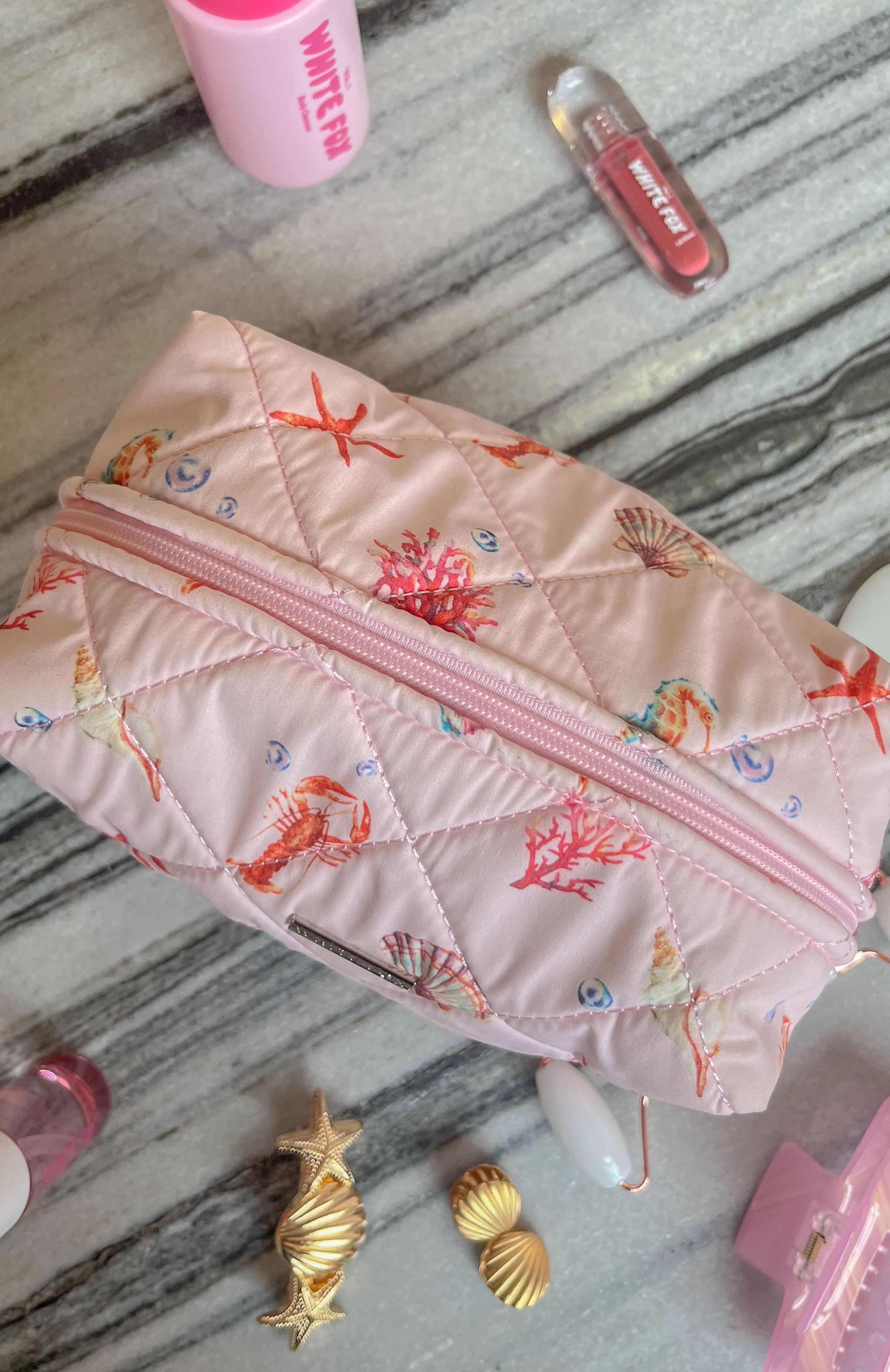 Getting Ready Cosmetic Bag Sea Dreams sold by White Fox Boutique product image thumbnail 5