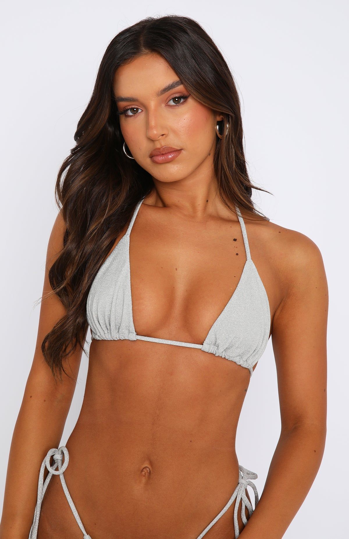 Dubrovnik Bikini Top Silver sold by White Fox Boutique product image thumbnail 2