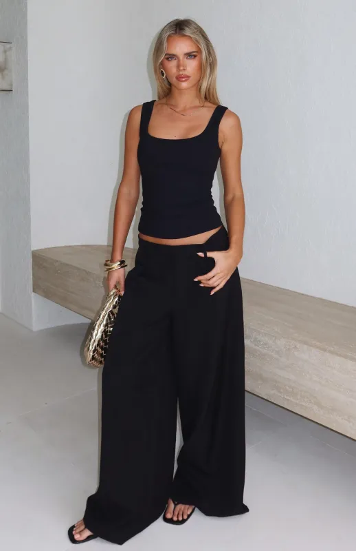 Not You Pants Black sold by White Fox Boutique