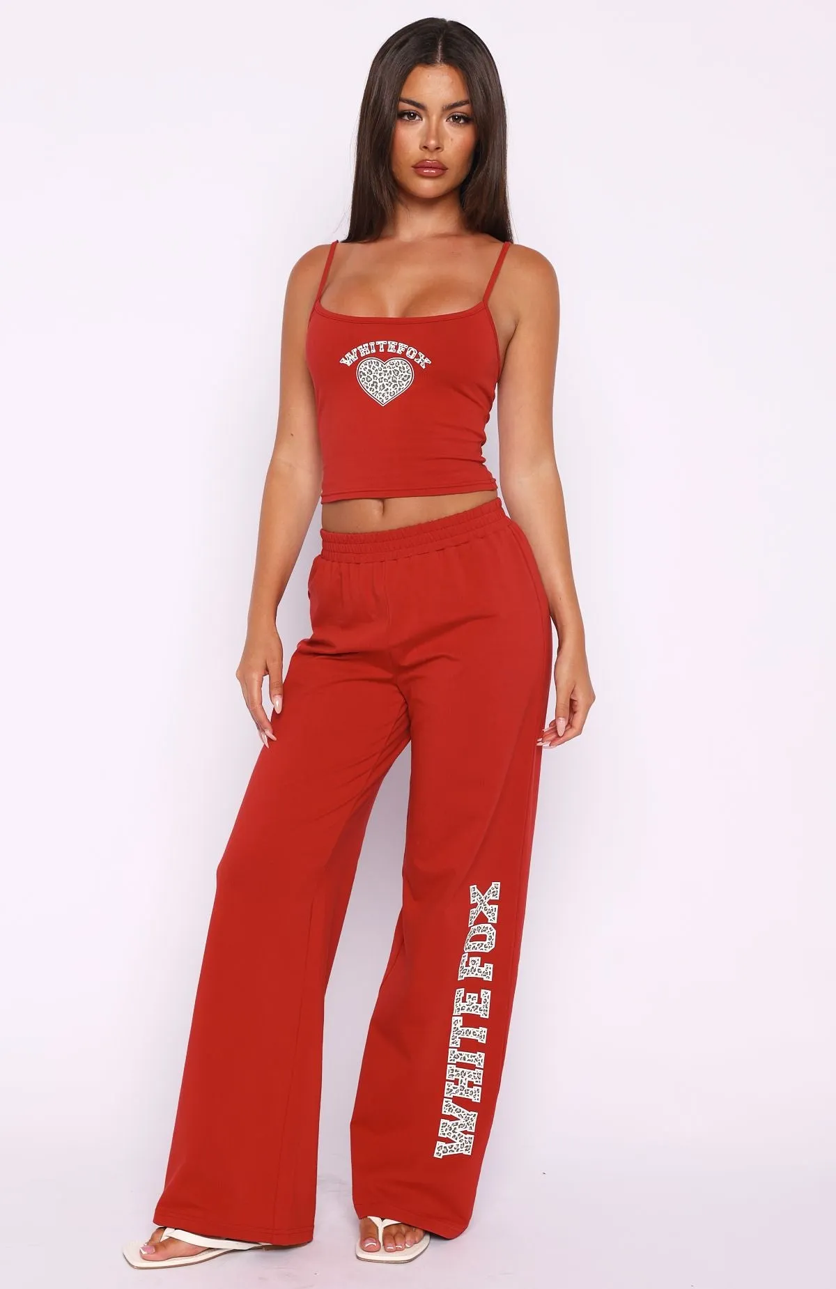 Heart Gone Wild Singlet Red sold by White Fox Boutique product image thumbnail 5