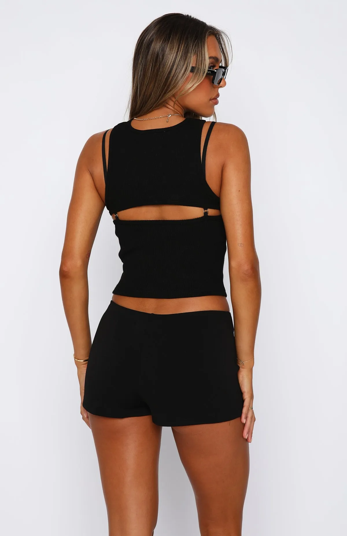 Different Dimension Top Black sold by White Fox Boutique product image thumbnail 4