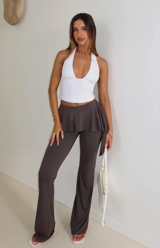 Darling Dusk Pants Charcoal sold by White Fox Boutique