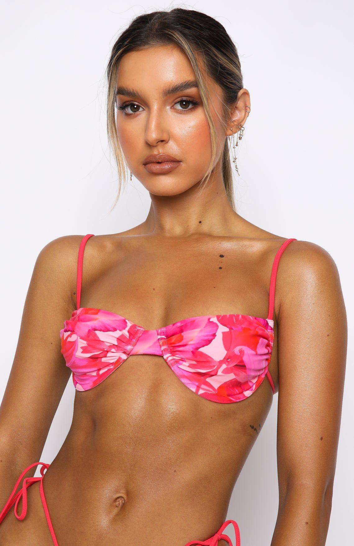 More Than A Dream Bikini Top Rose Et Rouge Print sold by White Fox Boutique product image thumbnail 2