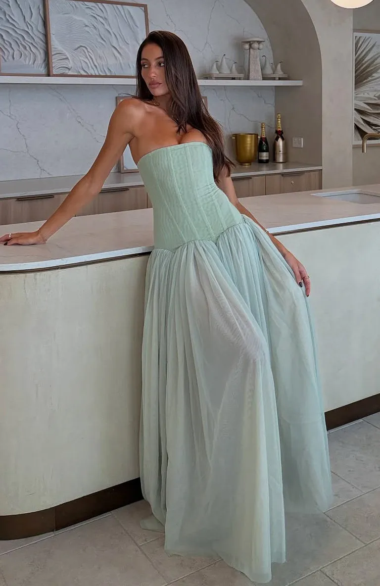 Magic Muse Maxi Dress Mint sold by White Fox Boutique product image thumbnail 5