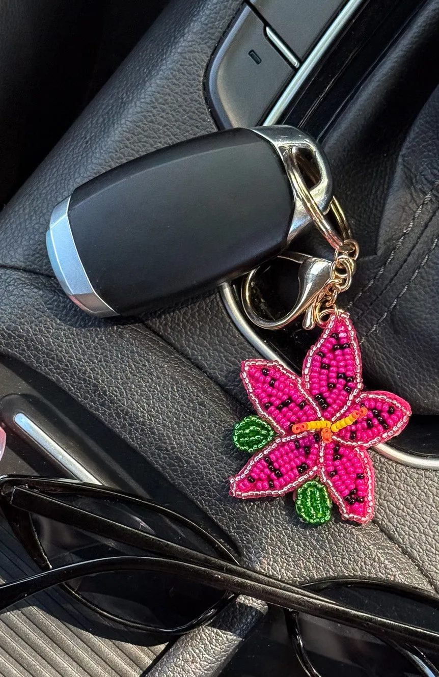 Codi Keychain Pink sold by White Fox Boutique product image thumbnail 3