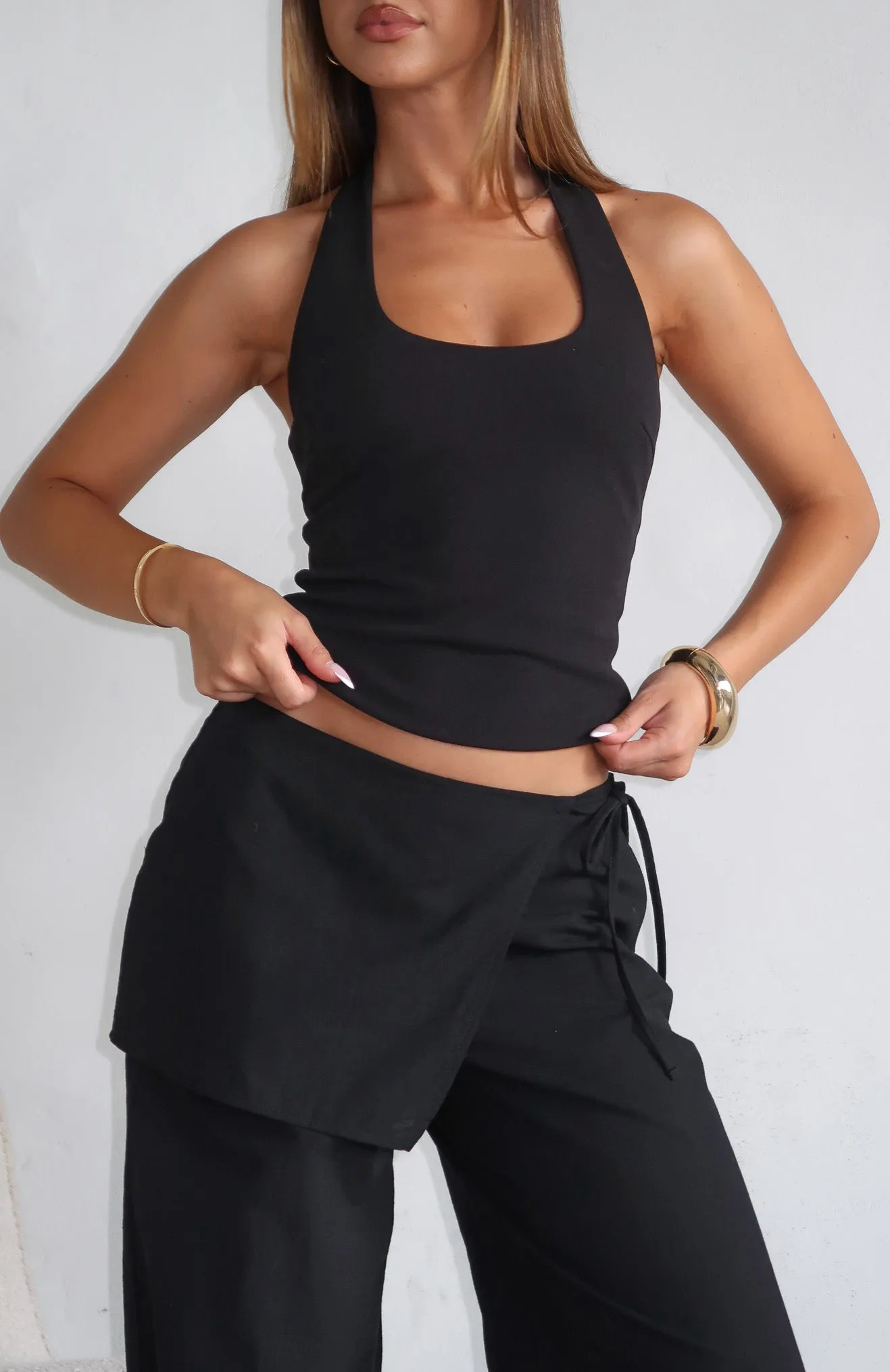 Off Beat Pants Black sold by White Fox Boutique product image thumbnail 2