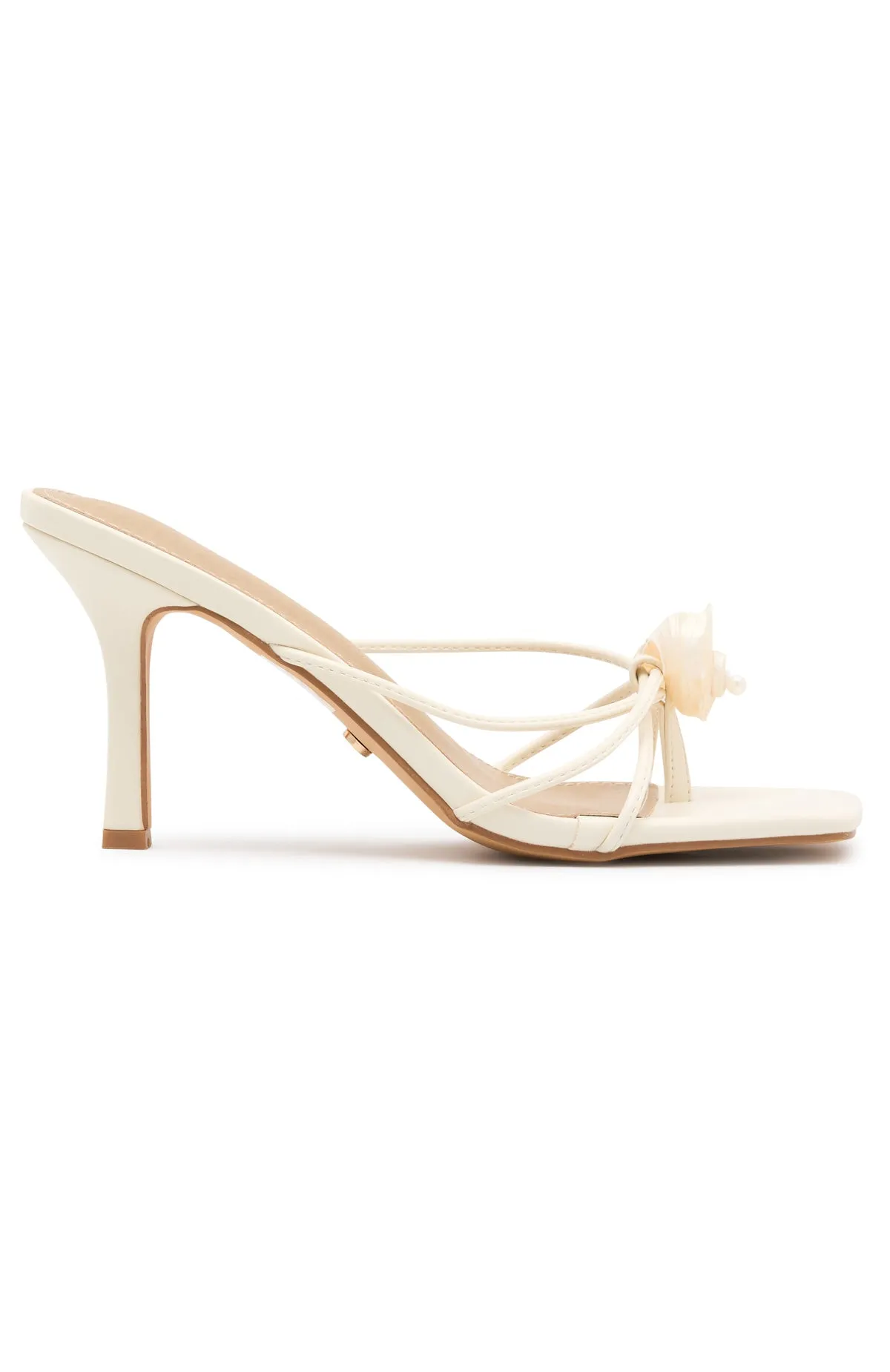 Tadeo Heels Cream sold by White Fox Boutique product image thumbnail 4