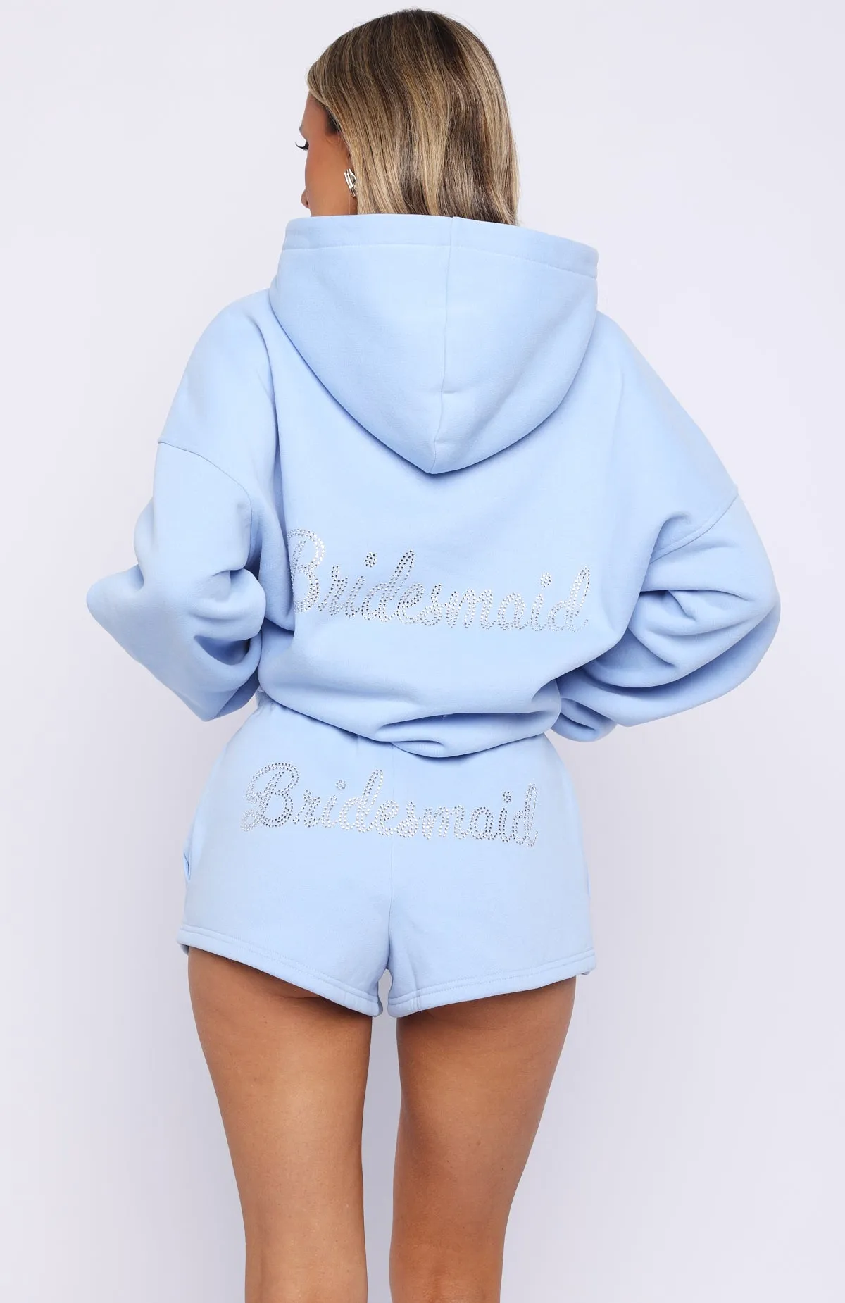 Bridal Party Oversized Hoodie Light Blue sold by White Fox Boutique product image thumbnail 5