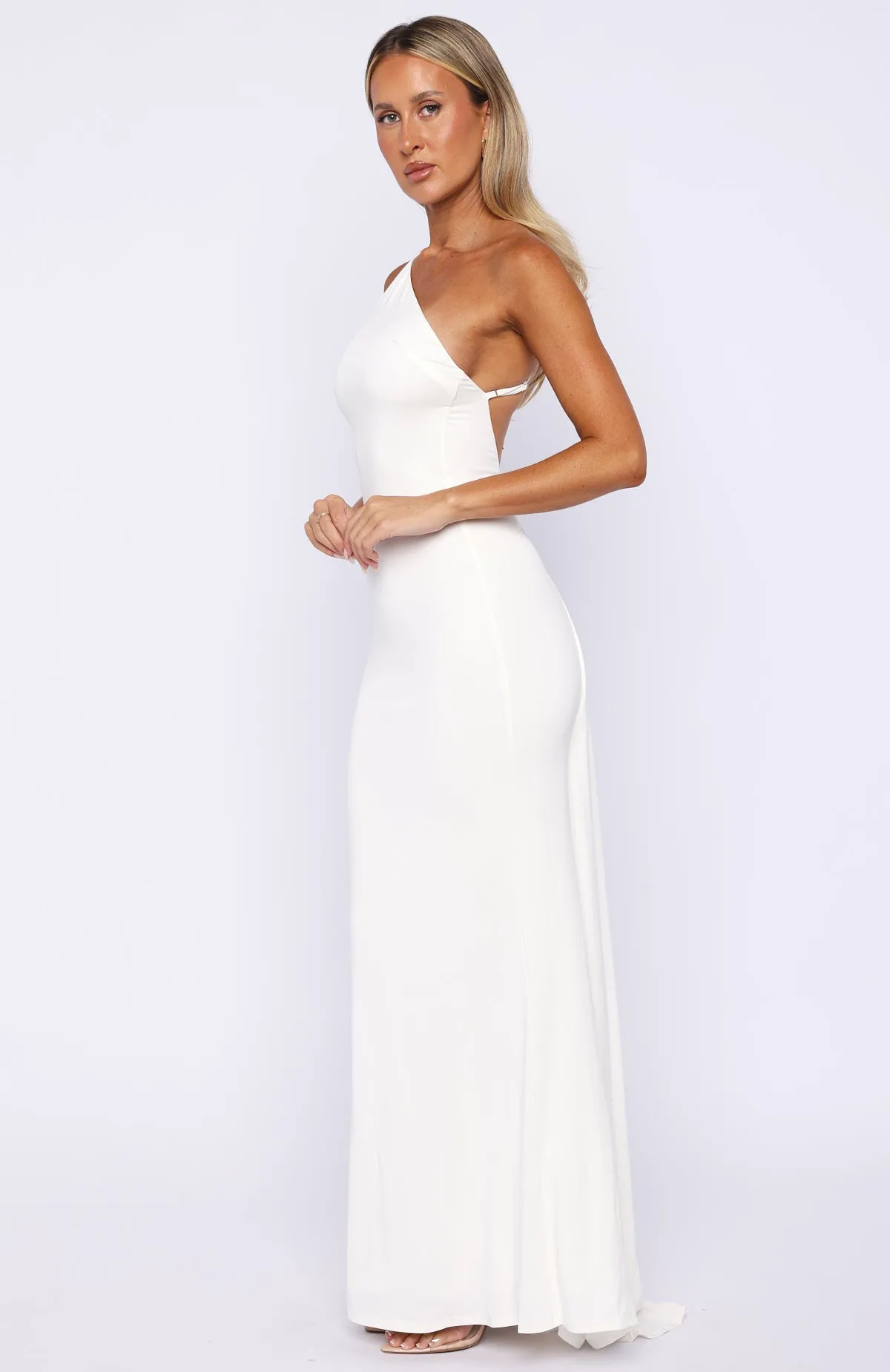 Our Love Story Maxi Dress Off White sold by White Fox Boutique product image thumbnail 3