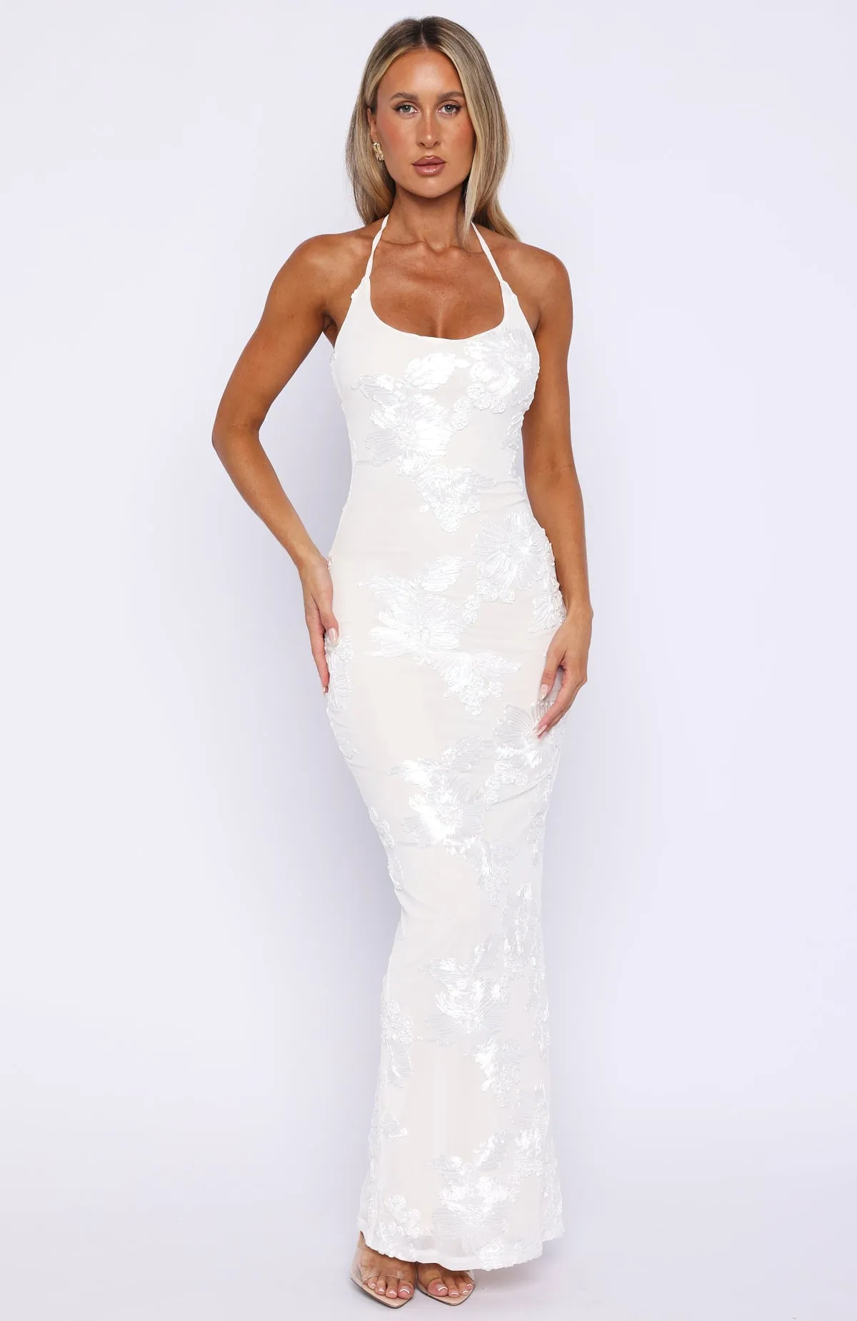Summer Ready Maxi Dress Off White sold by White Fox Boutique product image thumbnail 2