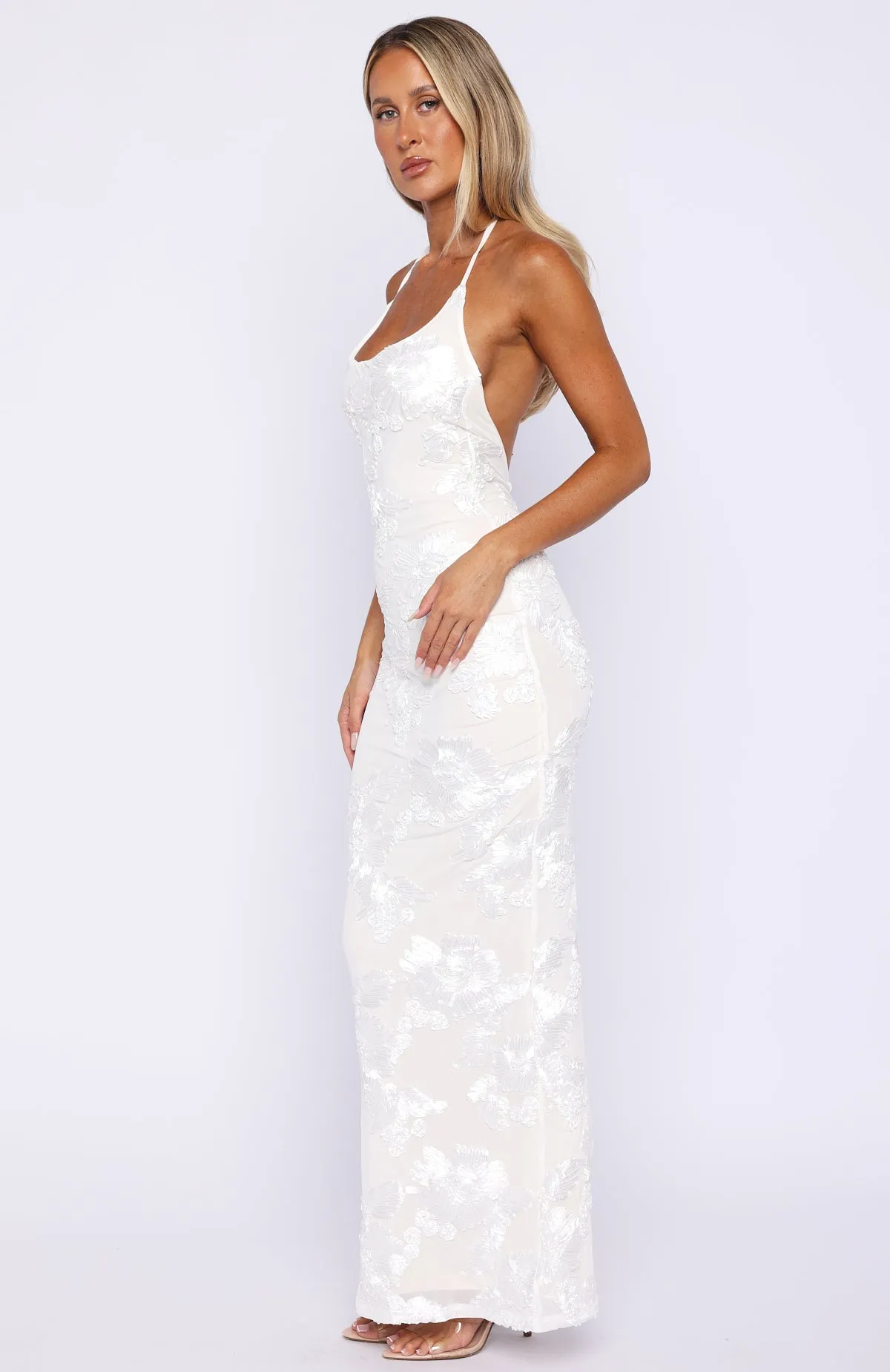 Summer Ready Maxi Dress Off White sold by White Fox Boutique product image thumbnail 3