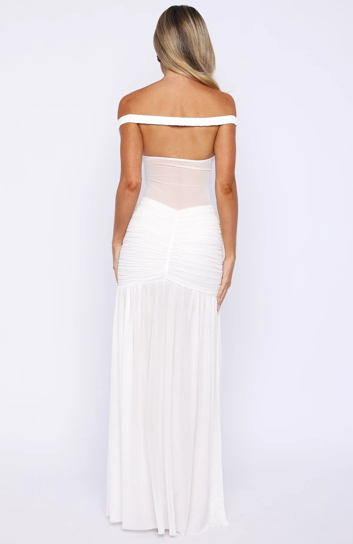 Let's Get Married Maxi Dress Off White sold by White Fox Boutique product image thumbnail 5