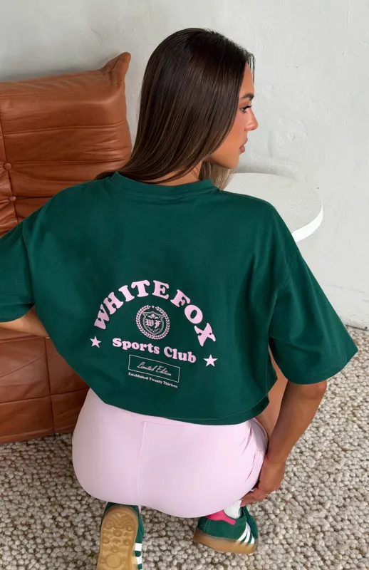 Outfit Of The Day Oversized Tee Forest Green sold by White Fox Boutique