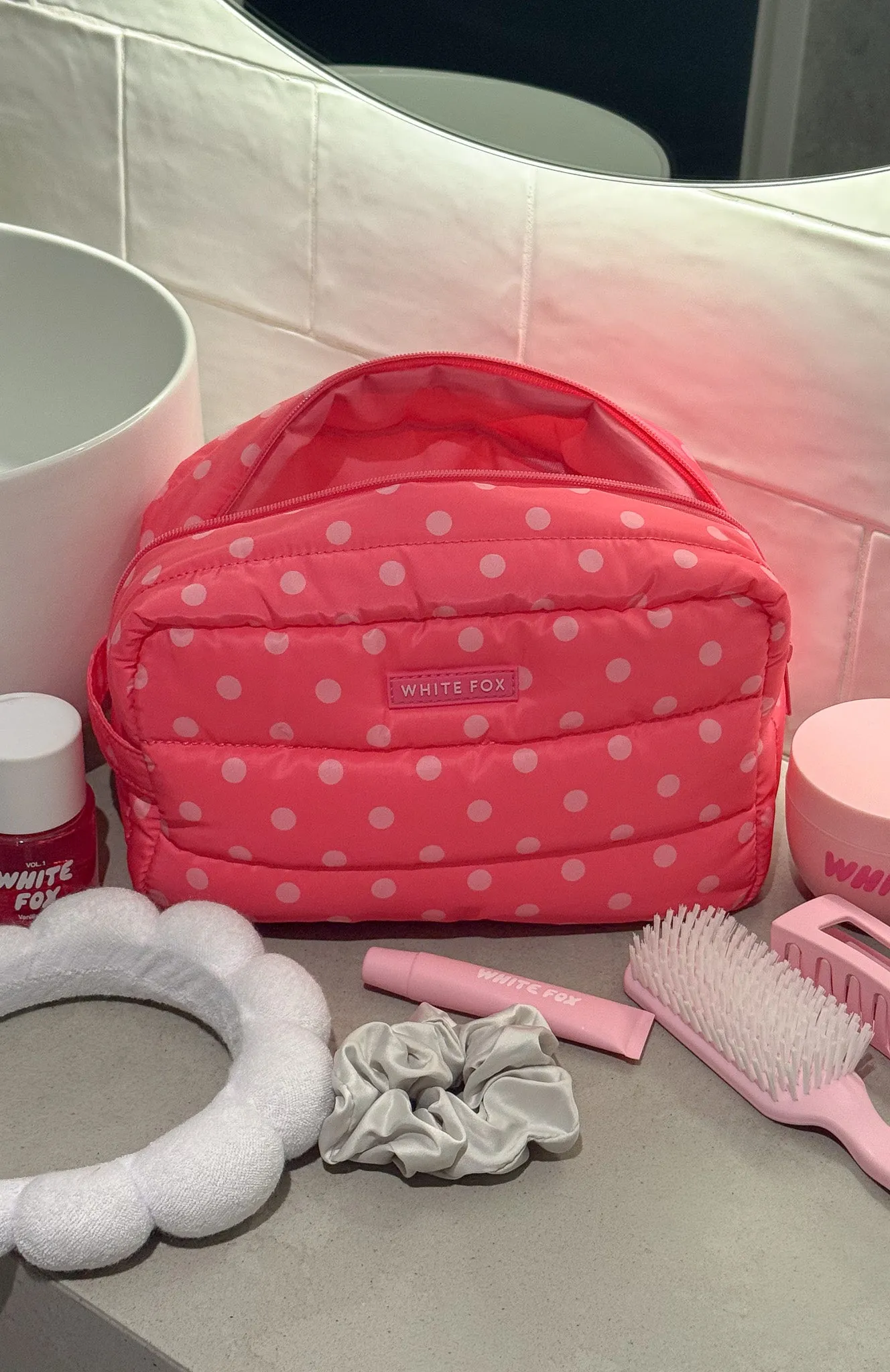 Take A Leap Cosmetic Bag Candy Confetti sold by White Fox Boutique product image thumbnail 2