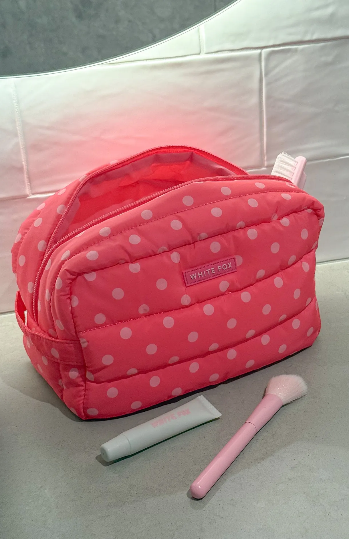 Take A Leap Cosmetic Bag Candy Confetti sold by White Fox Boutique product image thumbnail 3