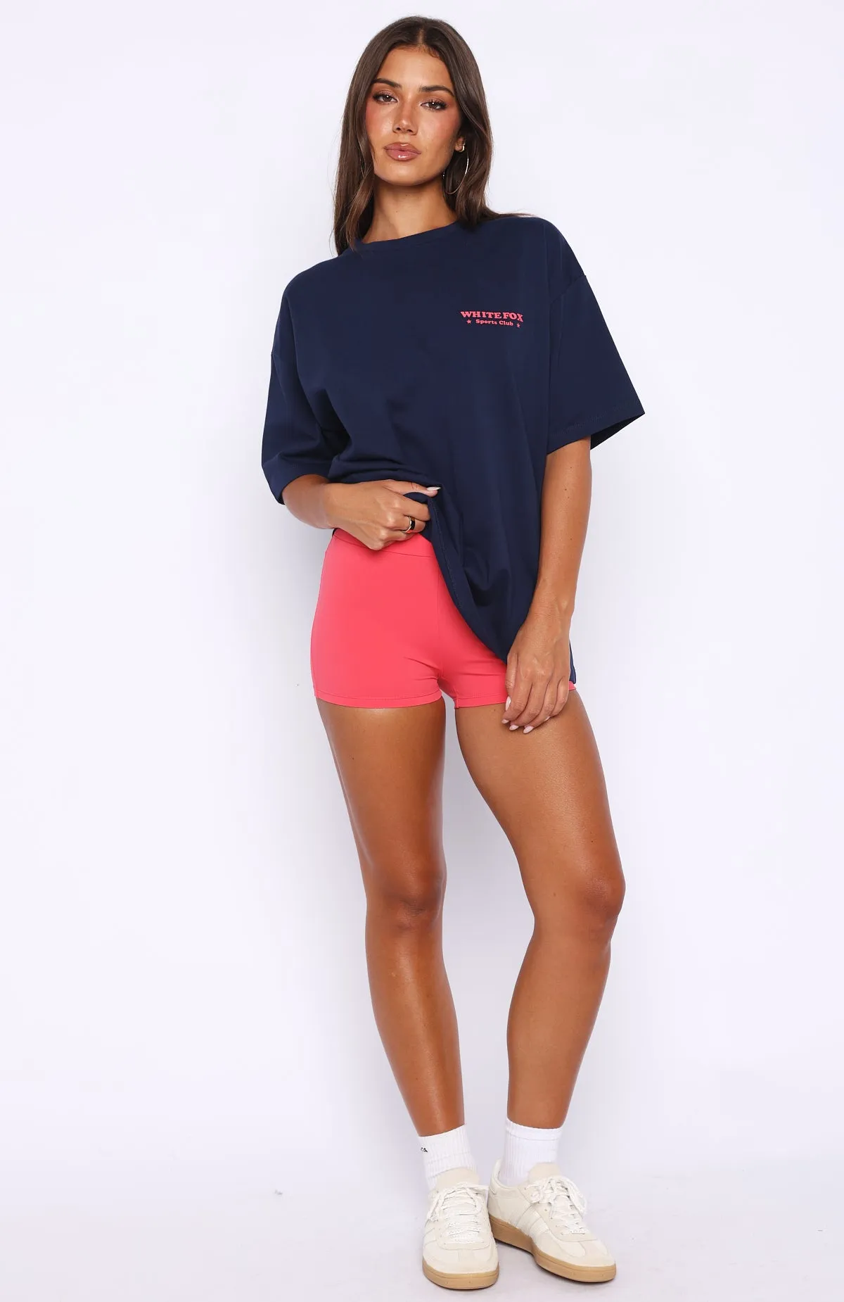 Outfit Of The Day Oversized Tee Navy sold by White Fox Boutique product image thumbnail 5