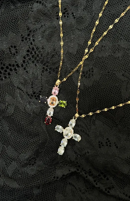 Gable Necklace Set Gold made by White Fox Boutique