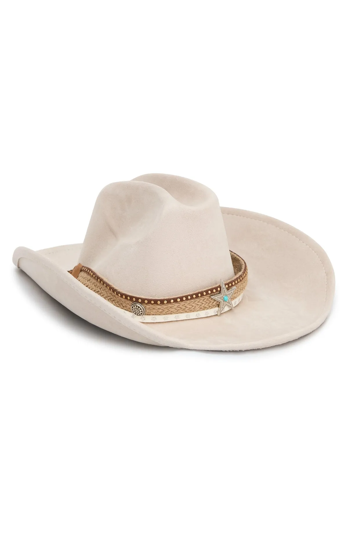 Addax Cowboy Hat Cream sold by White Fox Boutique product image thumbnail 4