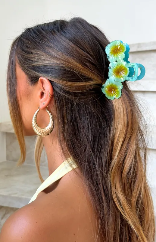 Chantria Hair Clip Blue sold by White Fox Boutique