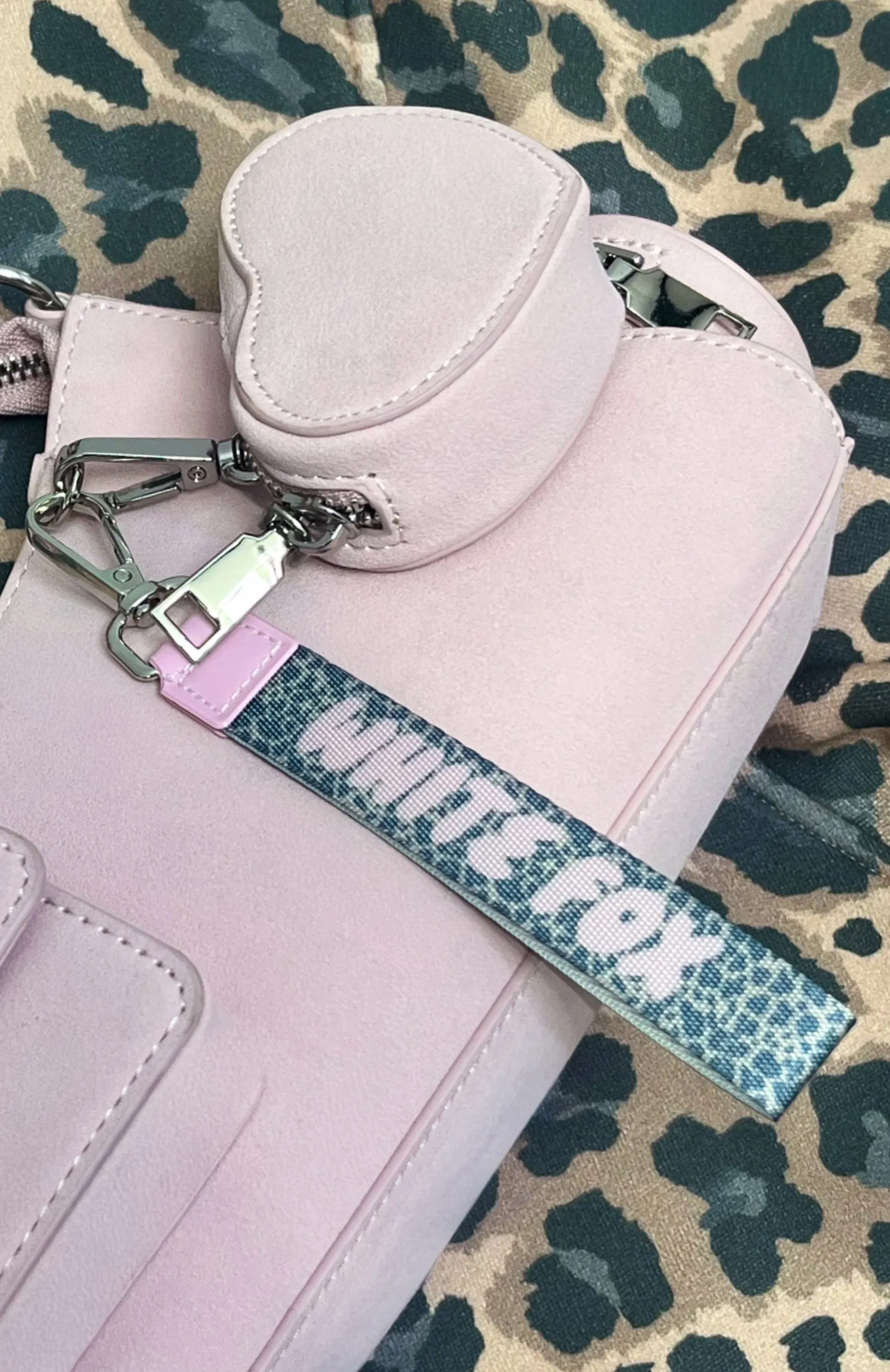 Standing Out Strap Keychain Leopard sold by White Fox Boutique product image thumbnail 3