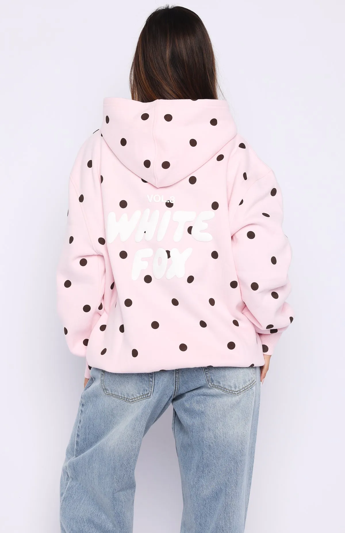 Offstage Printed Oversized Hoodie Posy Polka Dot sold by White Fox Boutique product image thumbnail 2