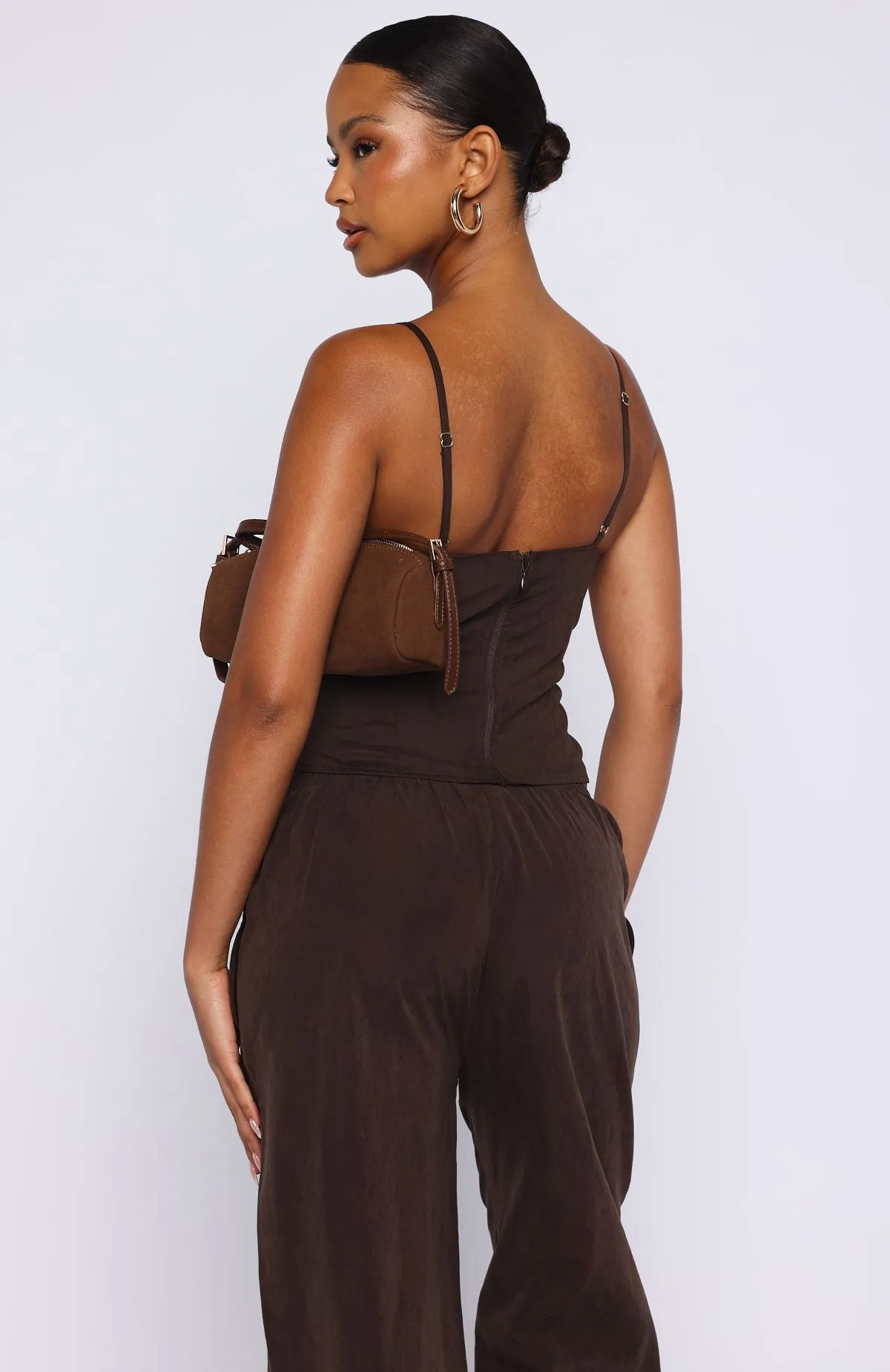 Have A Nice Day Top Chocolate sold by White Fox Boutique product image thumbnail 4