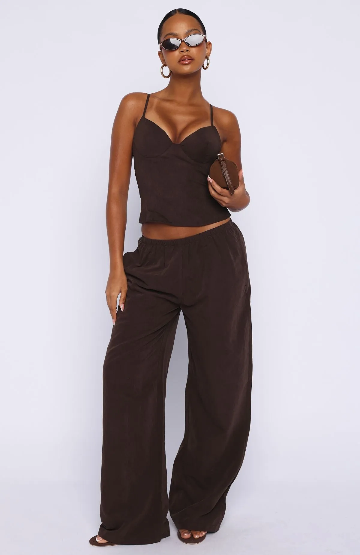 Have A Nice Day Top Chocolate sold by White Fox Boutique product image thumbnail 5