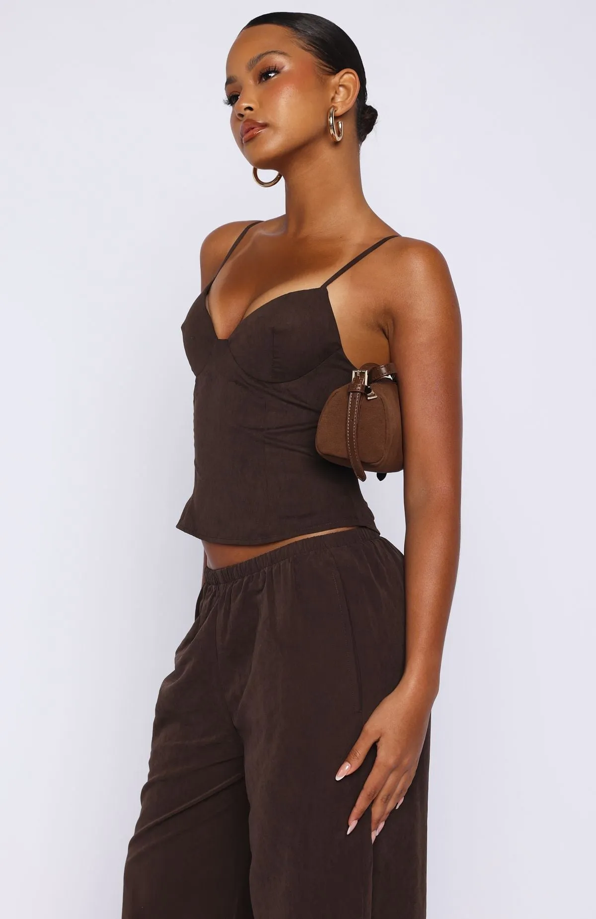 Have A Nice Day Top Chocolate sold by White Fox Boutique product image thumbnail 3