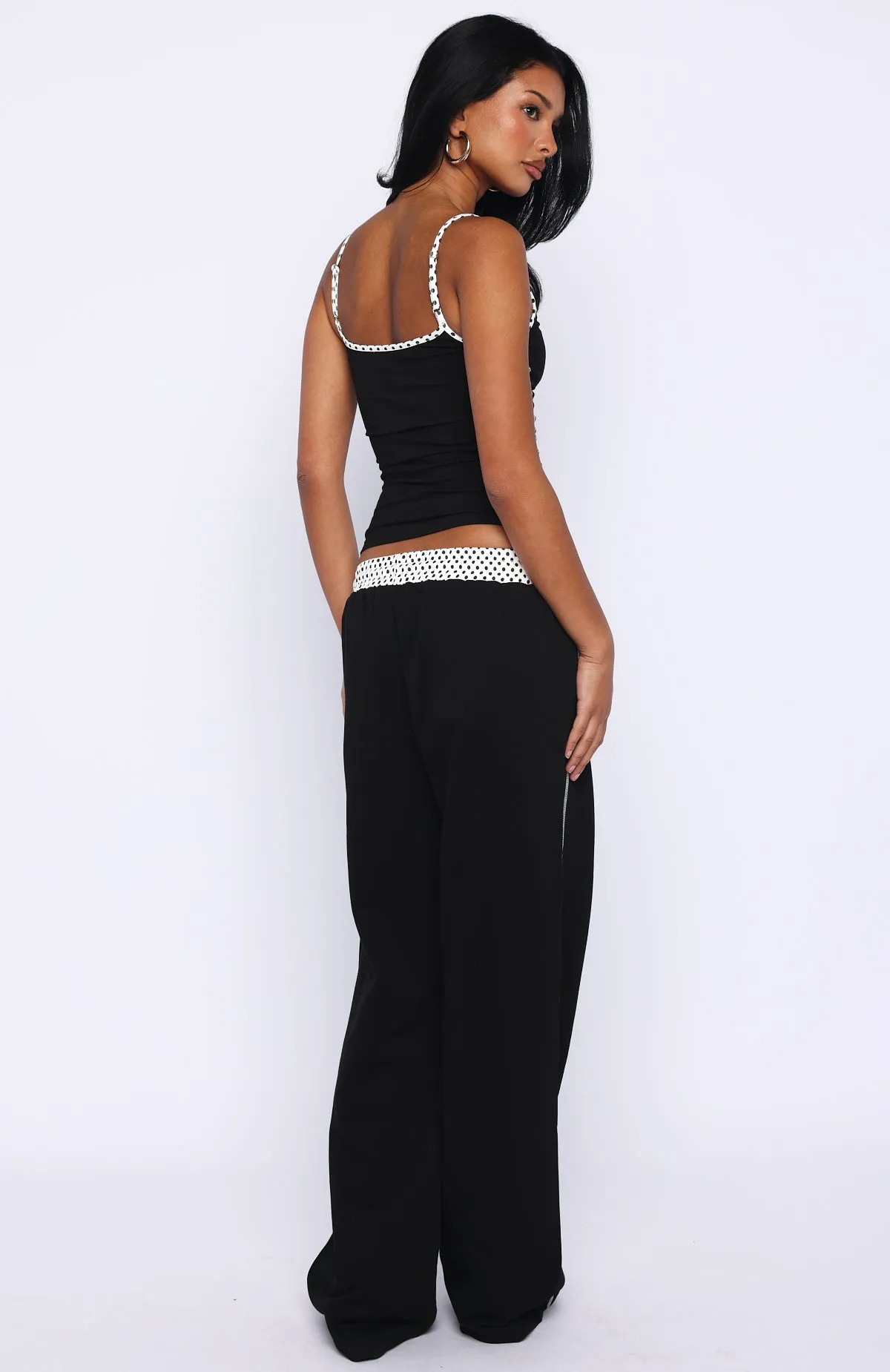 Pure Attraction Track Pants Black sold by White Fox Boutique product image thumbnail 4