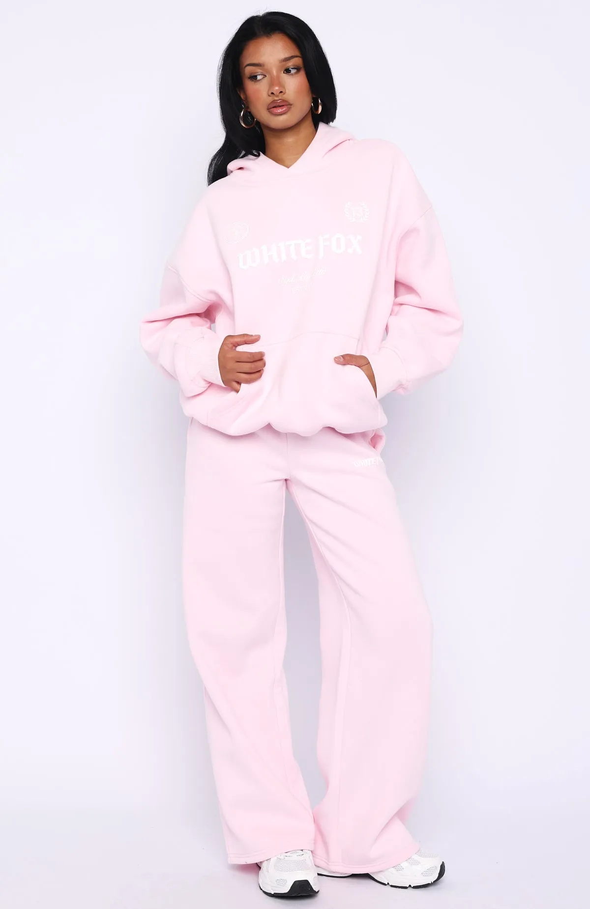Vibe Too High Oversized Hoodie Pink sold by White Fox Boutique product image thumbnail 5