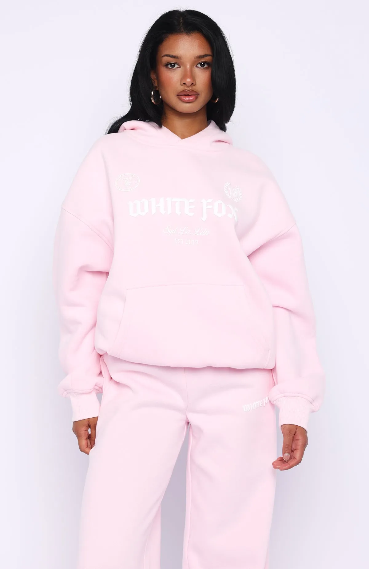 Vibe Too High Oversized Hoodie Pink sold by White Fox Boutique product image thumbnail 2