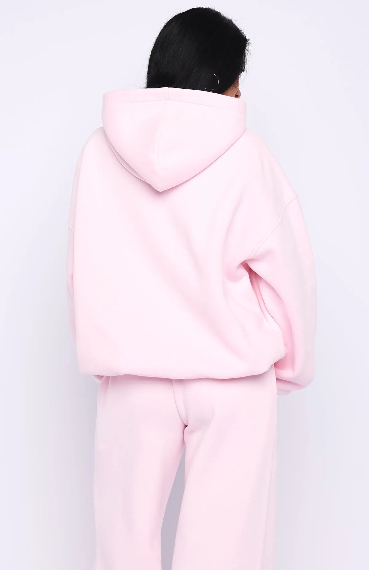 Vibe Too High Oversized Hoodie Pink sold by White Fox Boutique product image thumbnail 4