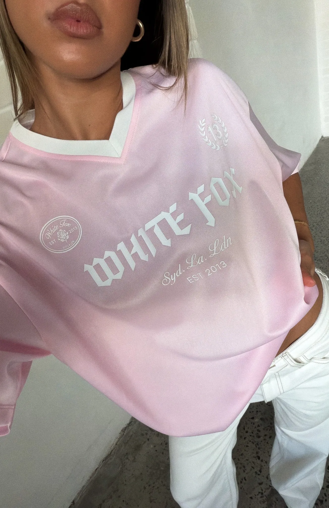 Came To Slay Oversized Jersey Pink sold by White Fox Boutique