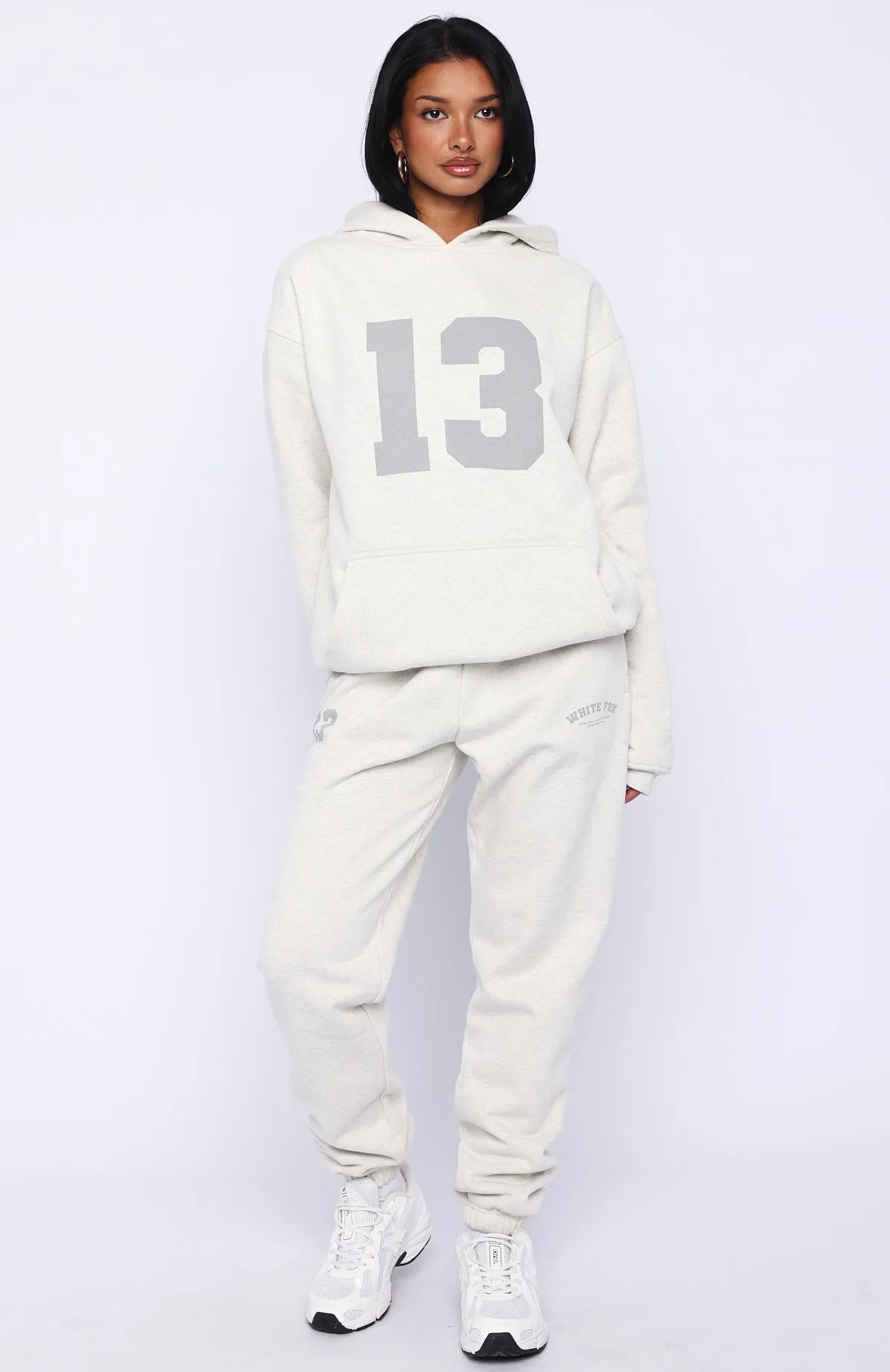 It's Your Chance Oversized Hoodie Grey Marle sold by White Fox Boutique product image thumbnail 5