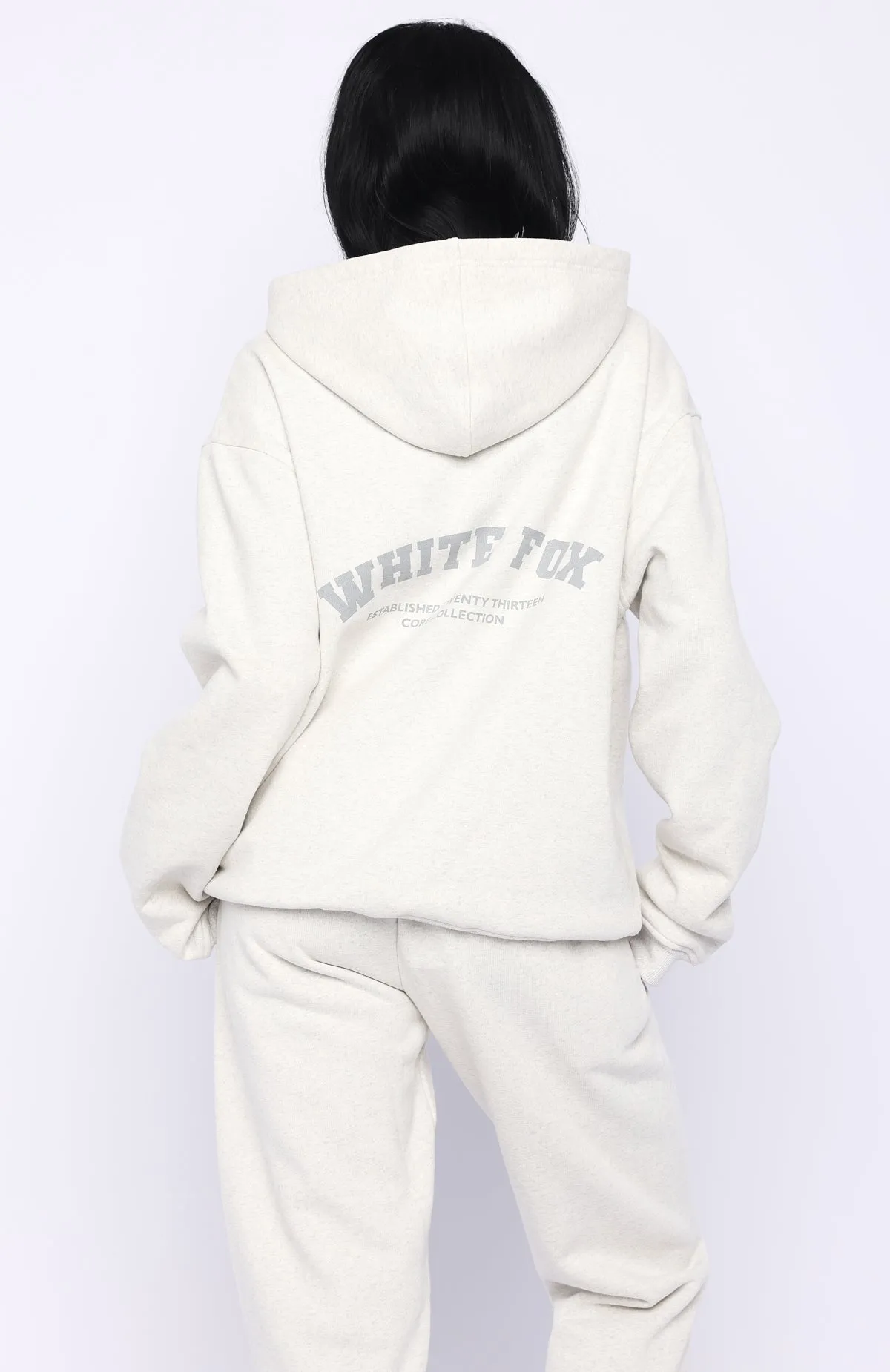 It's Your Chance Oversized Hoodie Grey Marle sold by White Fox Boutique product image thumbnail 2