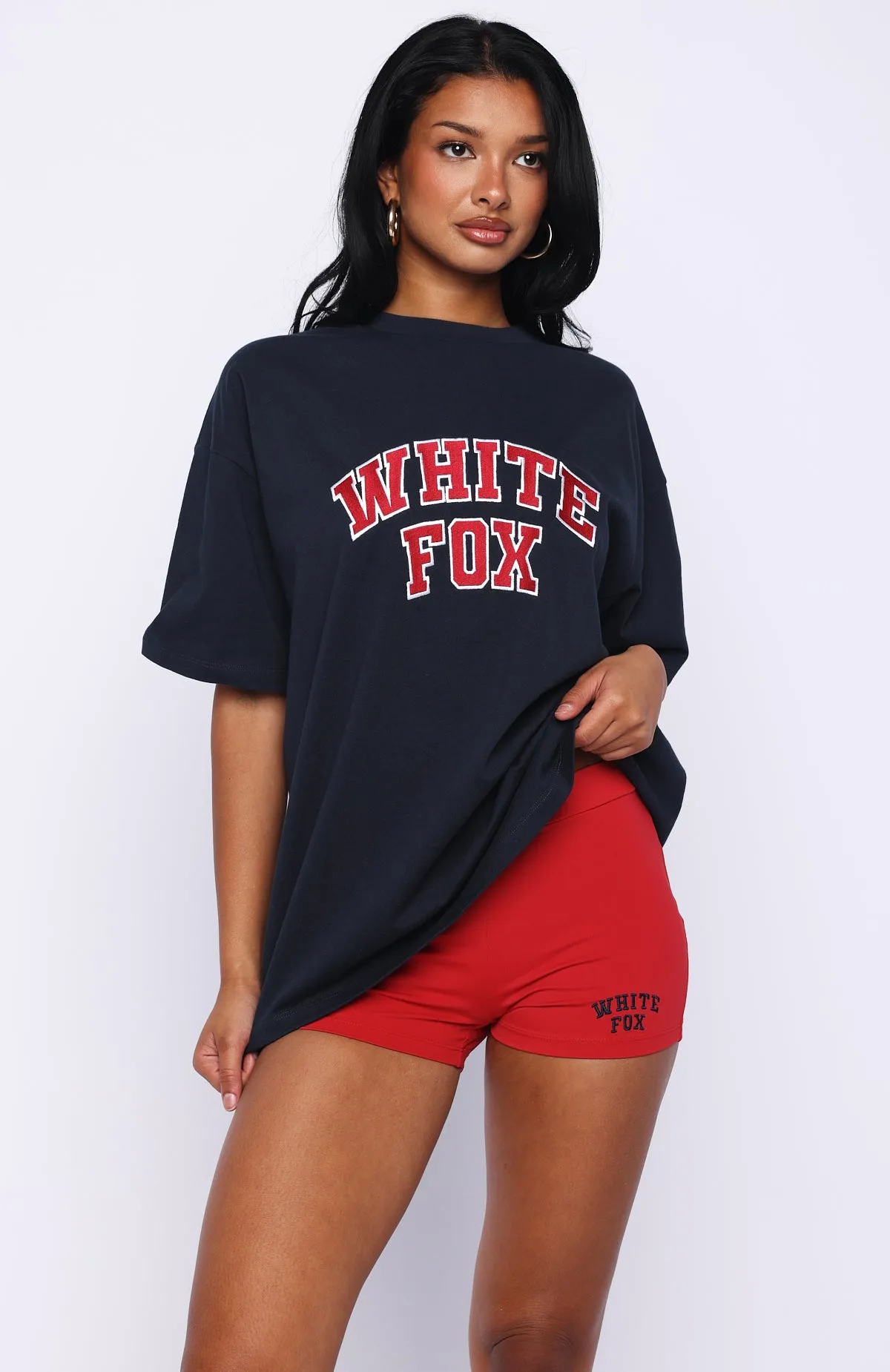 Starting Fresh Bike Shorts Red sold by White Fox Boutique product image thumbnail 2