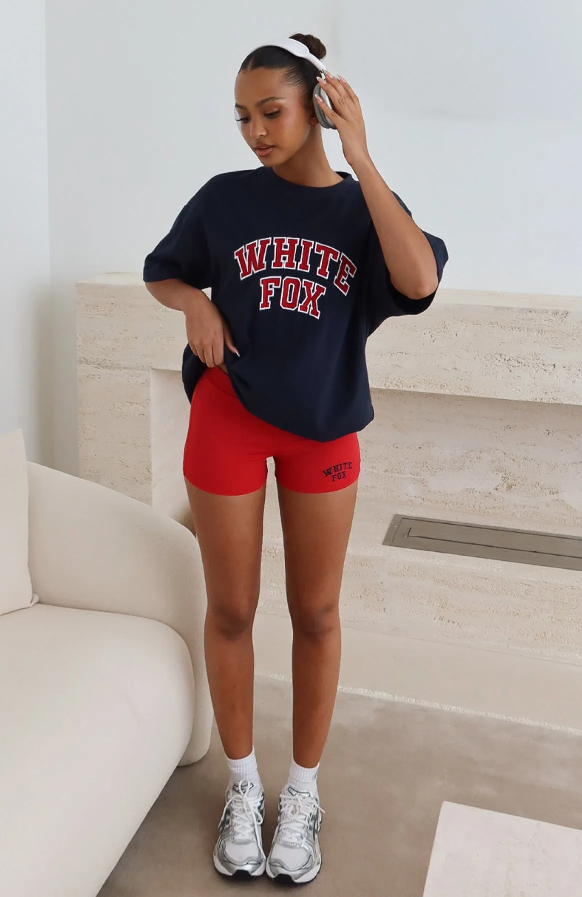 Starting Fresh Bike Shorts Red sold by White Fox Boutique