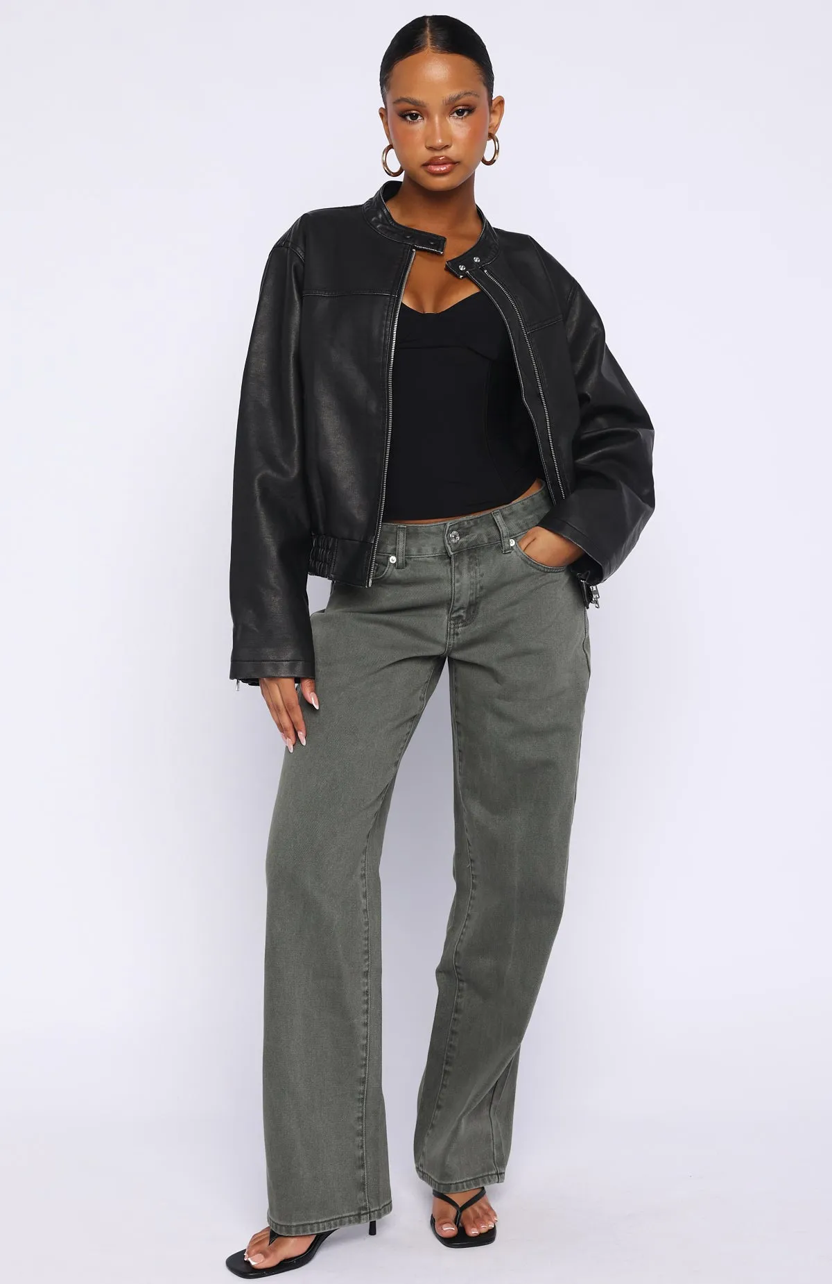 Put In Effort Jacket Black sold by White Fox Boutique product image thumbnail 5