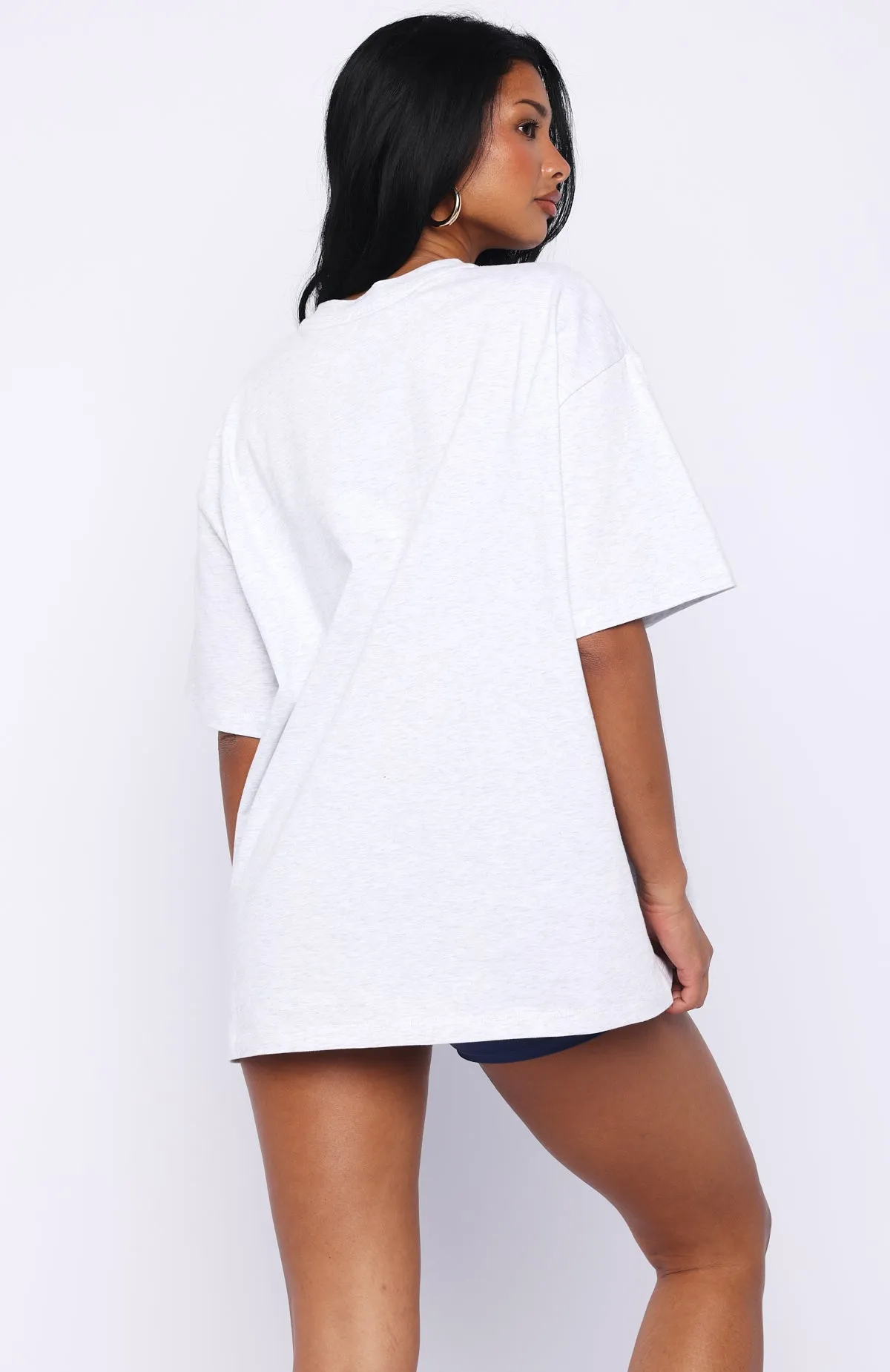 Starting Fresh Oversized Tee Grey Marle sold by White Fox Boutique product image thumbnail 4