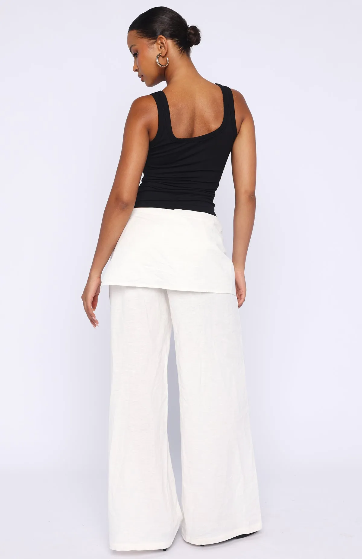 Off Beat Pants Off White sold by White Fox Boutique product image thumbnail 4