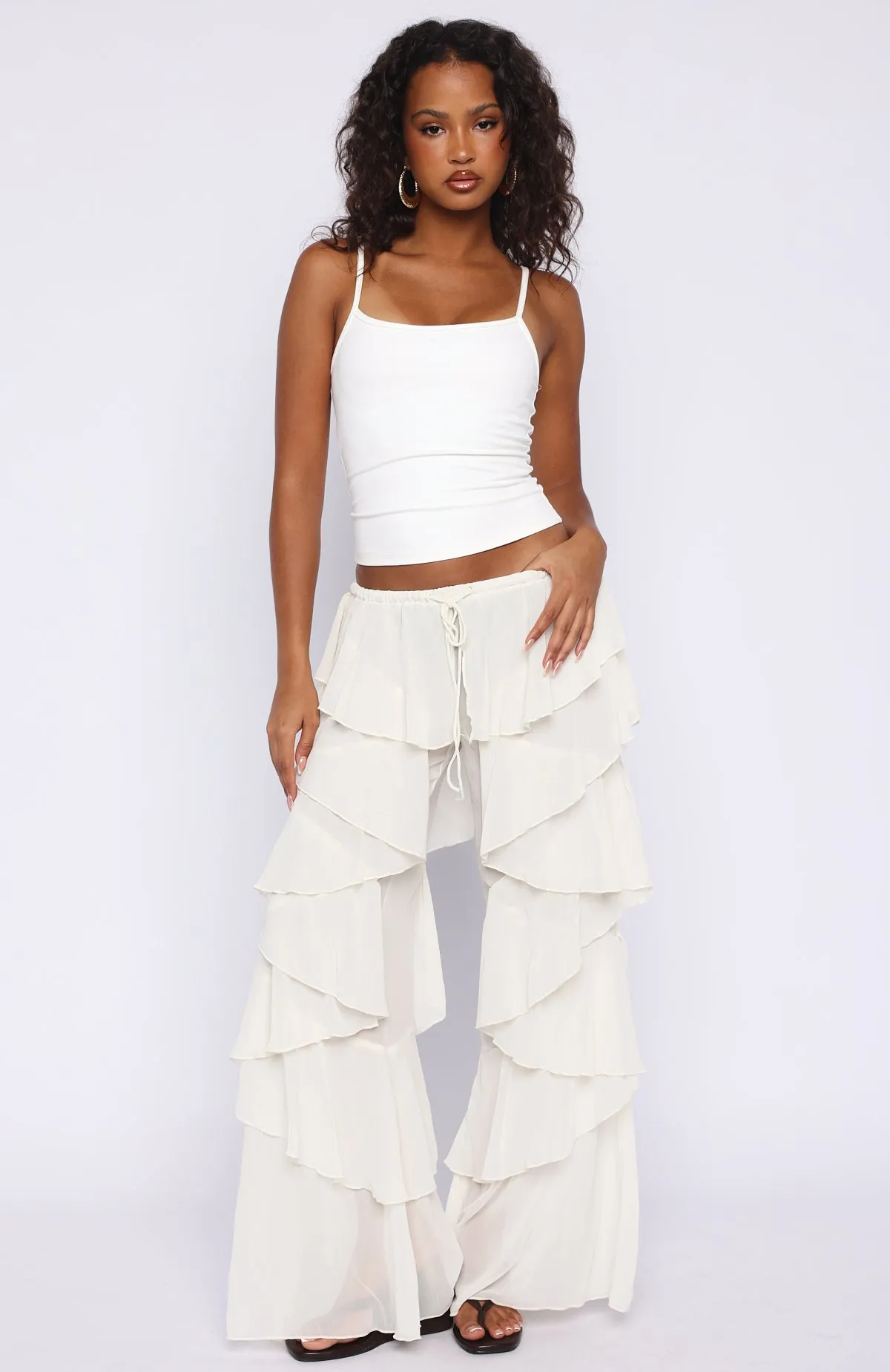 Bohemian Dream Pants Off White sold by White Fox Boutique product image thumbnail 3
