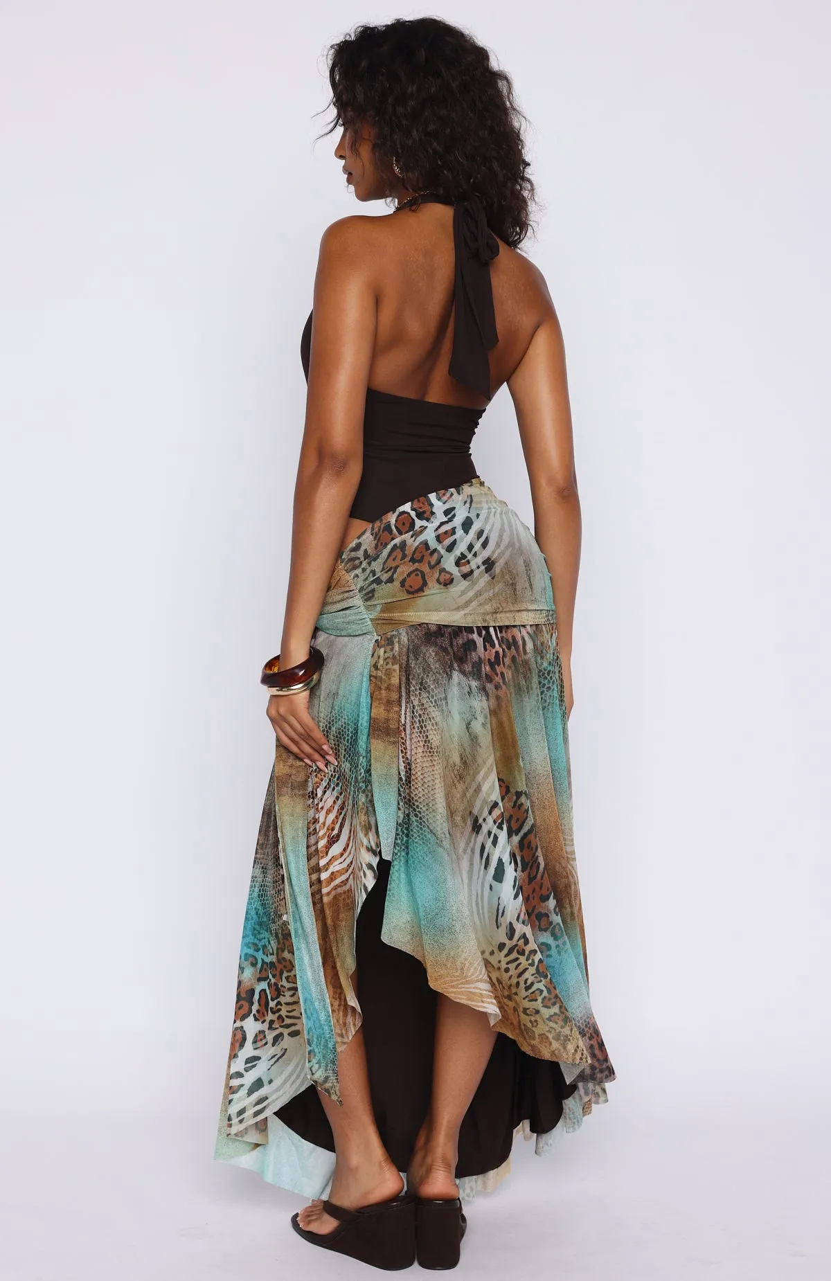 Suntrace Maxi Dress Saltwater sold by White Fox Boutique product image thumbnail 4