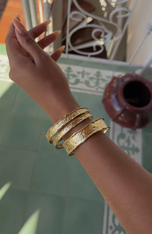 Loki Bracelet Set Gold made by White Fox Boutique