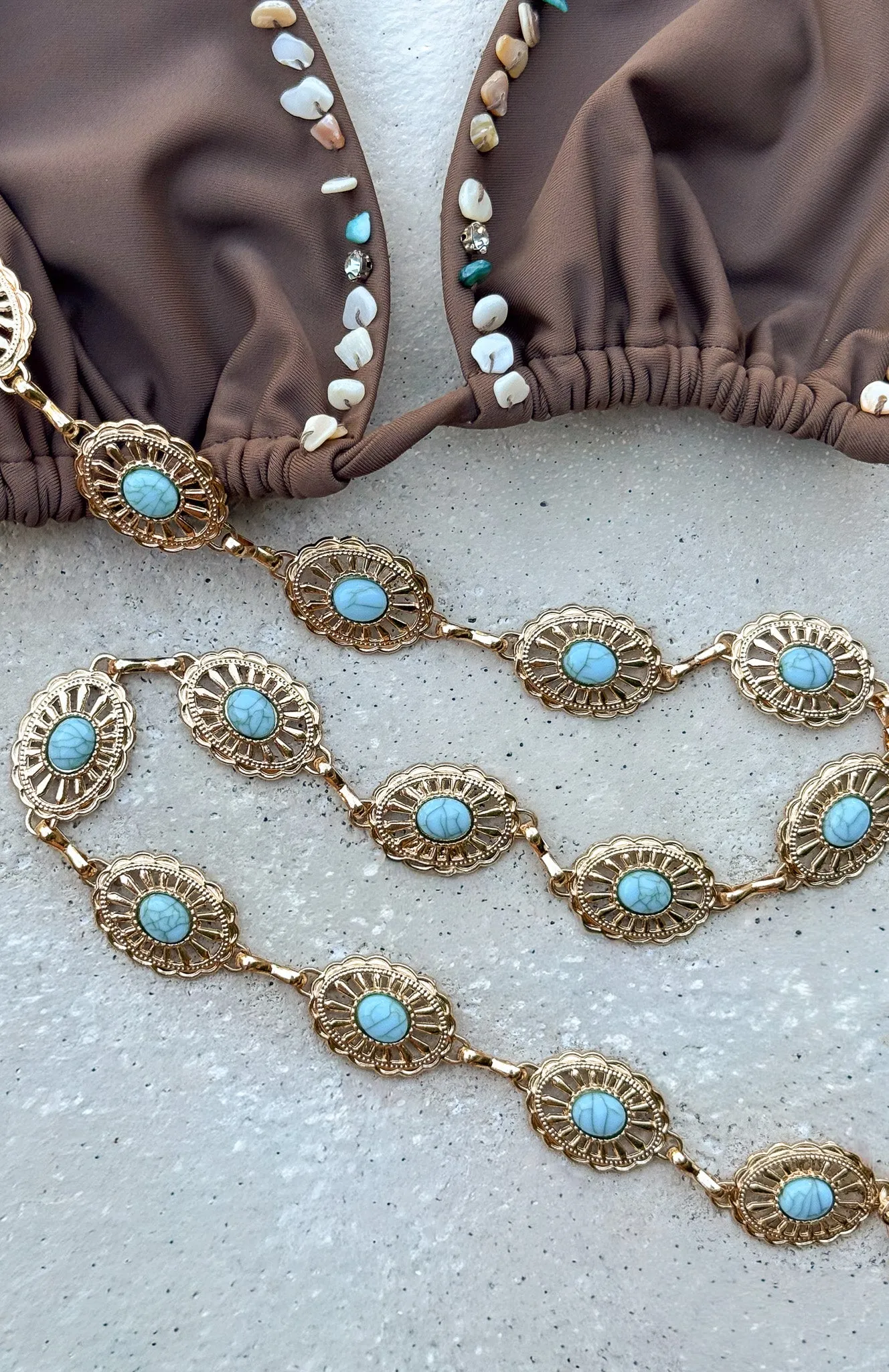 Thando Body Chain Gold sold by White Fox Boutique product image thumbnail 4