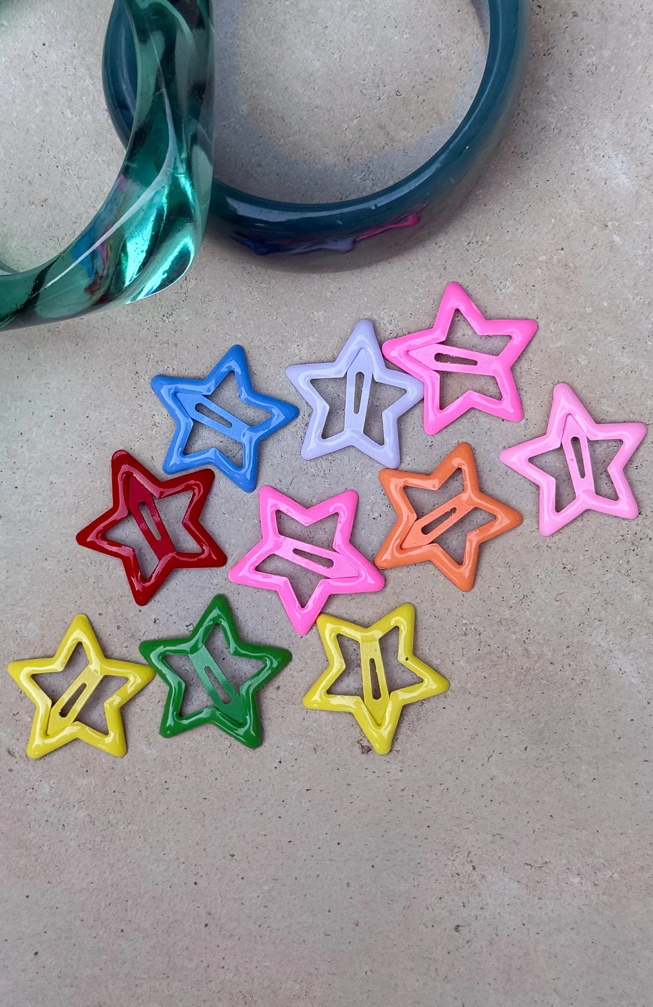 Dashiell 16 Pack Hair Clips Rainbow sold by White Fox Boutique product image thumbnail 4